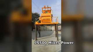 JS500 কংক্রিট মিক্সার।